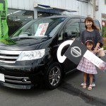 日産　セレナのご納車おめでとうございます。